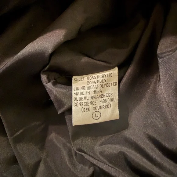 4/$15 Blanc Noir Animal Print Teddy Jacket - Picture 7 of 7